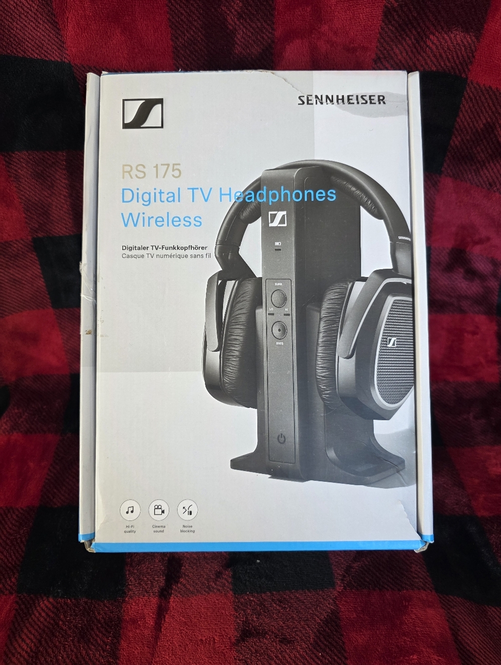 Sennheiser RS 175 Wireless Digital TV Headphones - Black